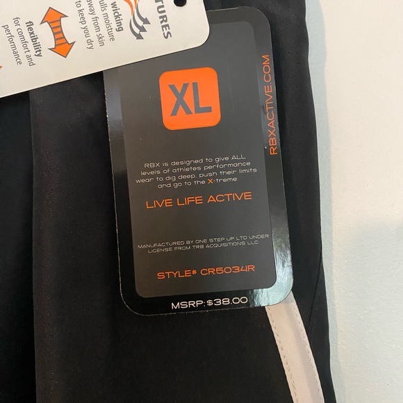 NWT RBX active shorts XL - Picture 4 of 4